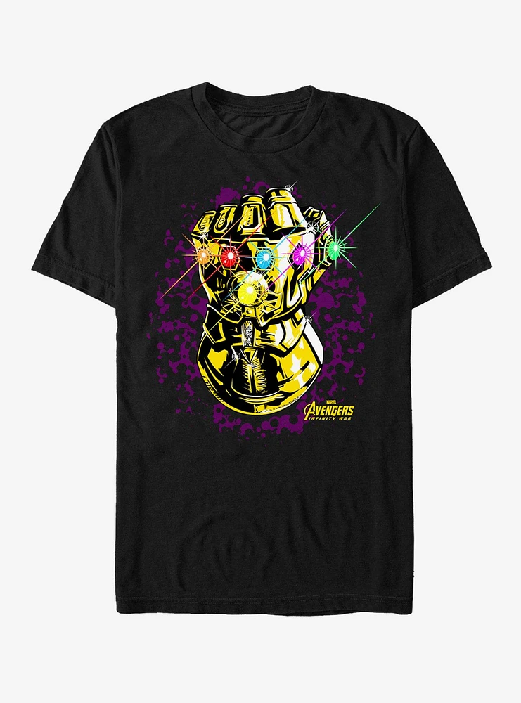 Marvel Avengers: Infinity War Gauntlet Sparkle T-Shirt