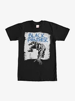 Marvel Black Panther Paint Print T-Shirt