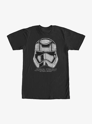 Star Wars Captain Phasma Distressed Helmet T-Shirt