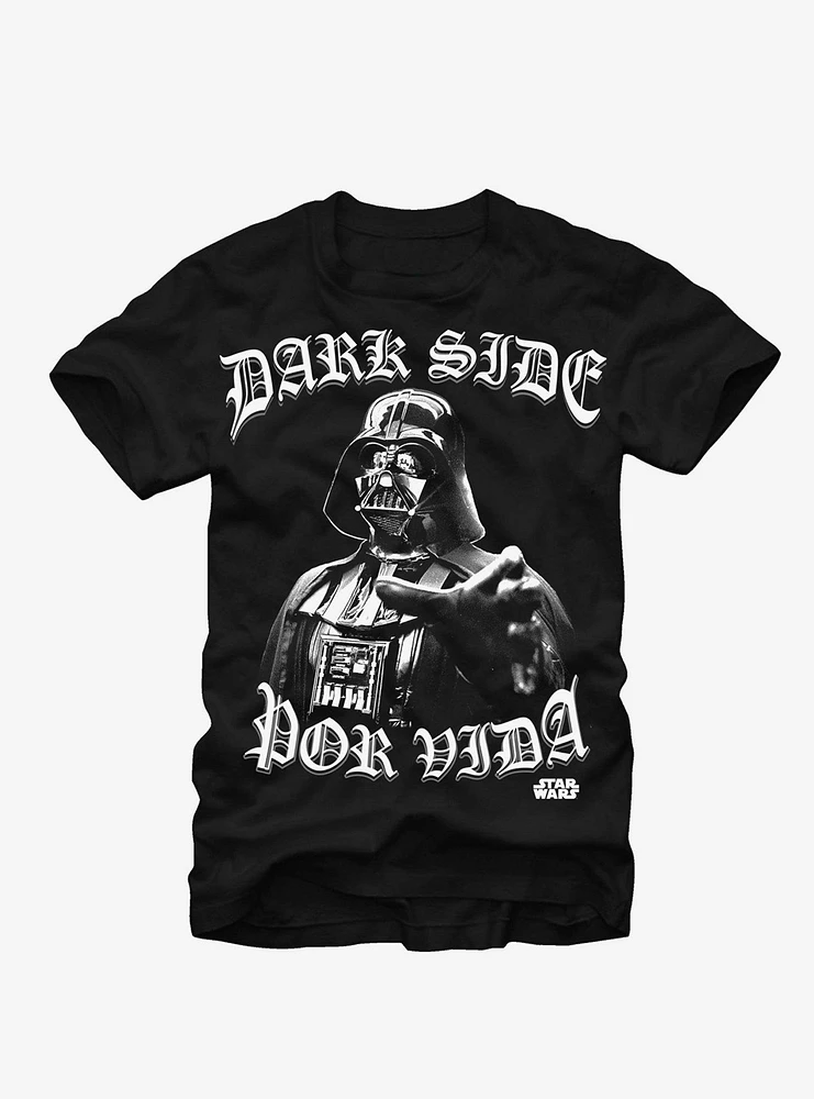 Star Wars Dark Side Por Vida T-Shirt