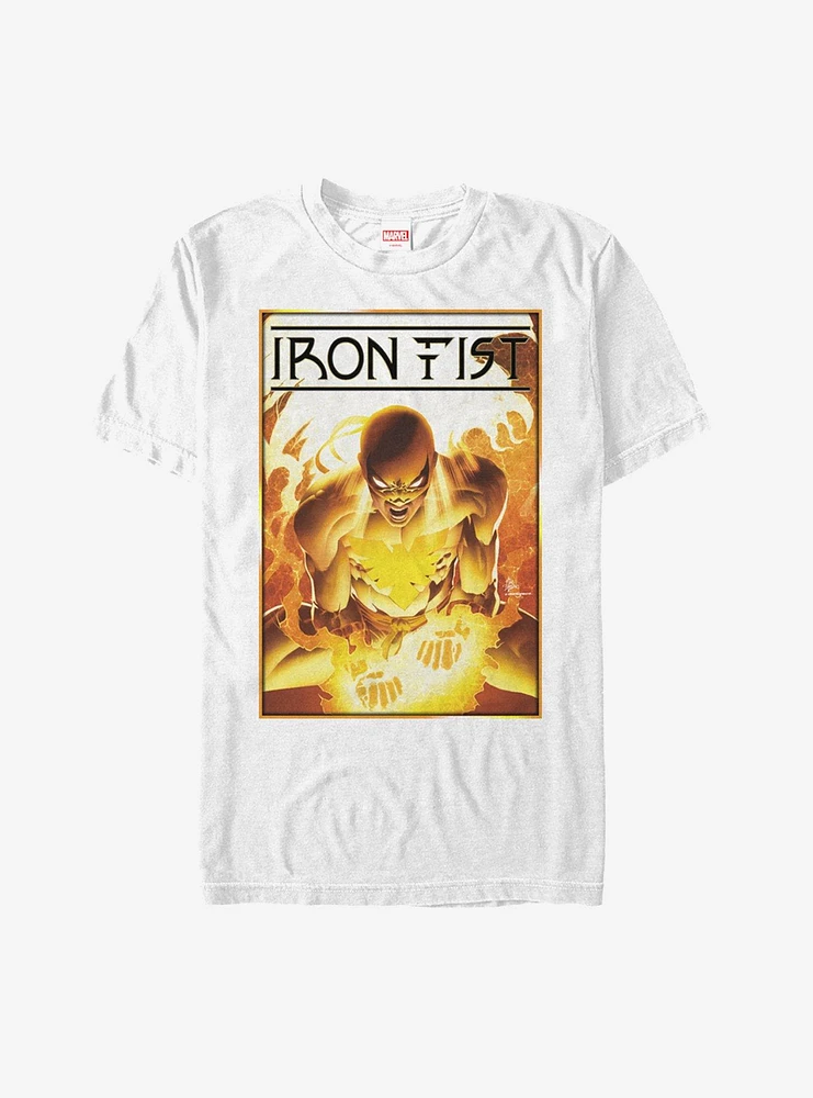 Marvel Iron Fist Flames T-Shirt