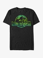 Jurassic World Logo Tie Dye Print T-Shirt