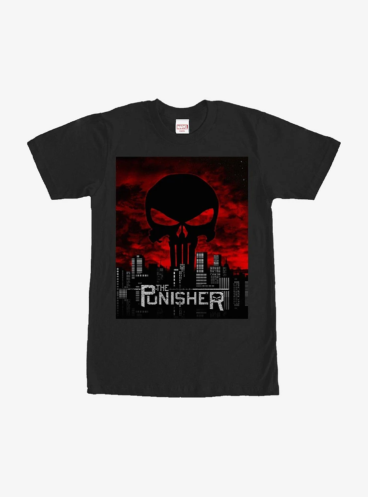 Marvel The Punisher Skyline T-Shirt