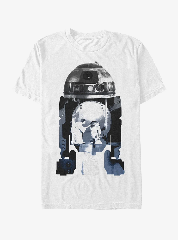 Star Wars R2D2 Holographic Projector T-Shirt