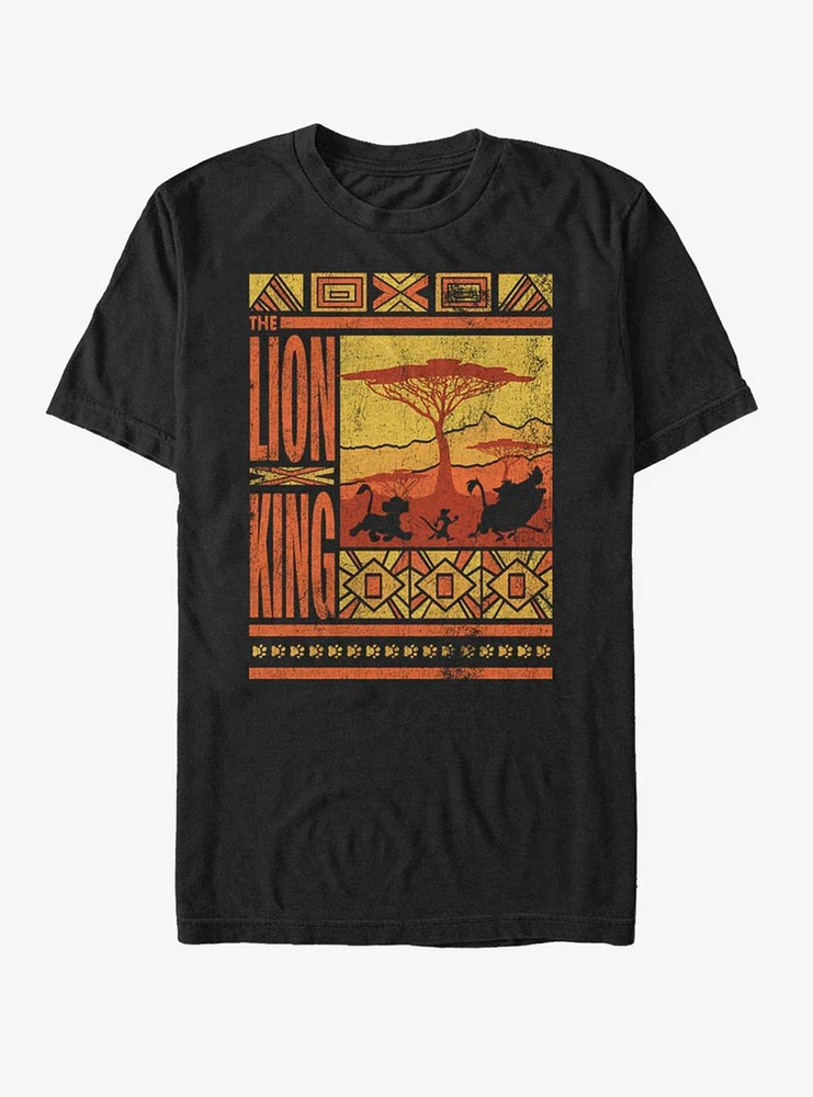 Disney The Lion King Savannah Landscape Logo T-Shirt