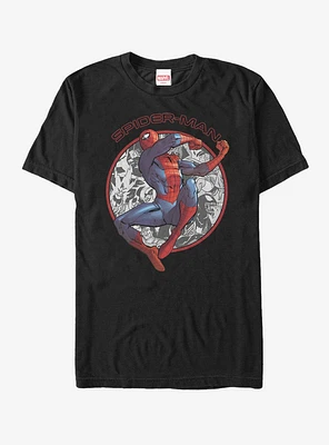 Marvel Spider-Man Villain Circle T-Shirt