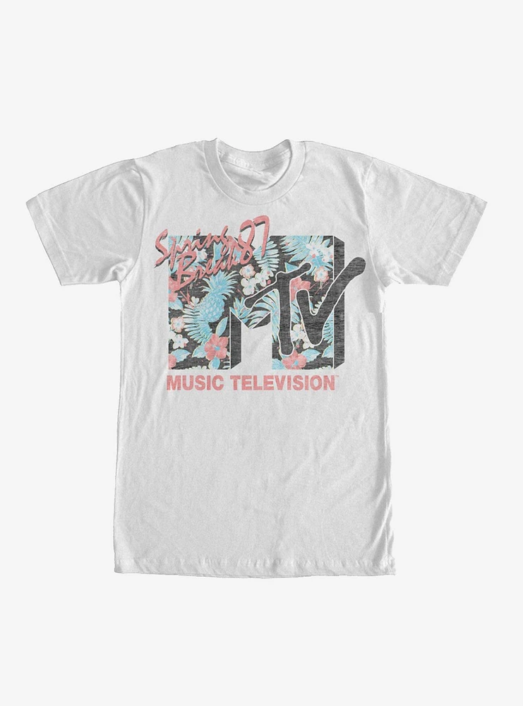 MTV Spring Break Tropical Logo T-Shirt