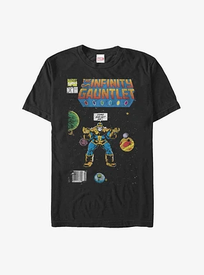 Marvel Thanos Infinity Gauntlet Comic Book T-Shirt