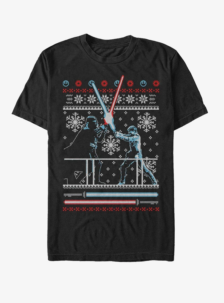 Star Wars Ugly Holiday Battle T-Shirt