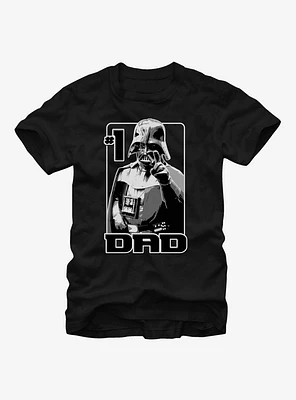 Star Wars Vader Number One Dad T-Shirt