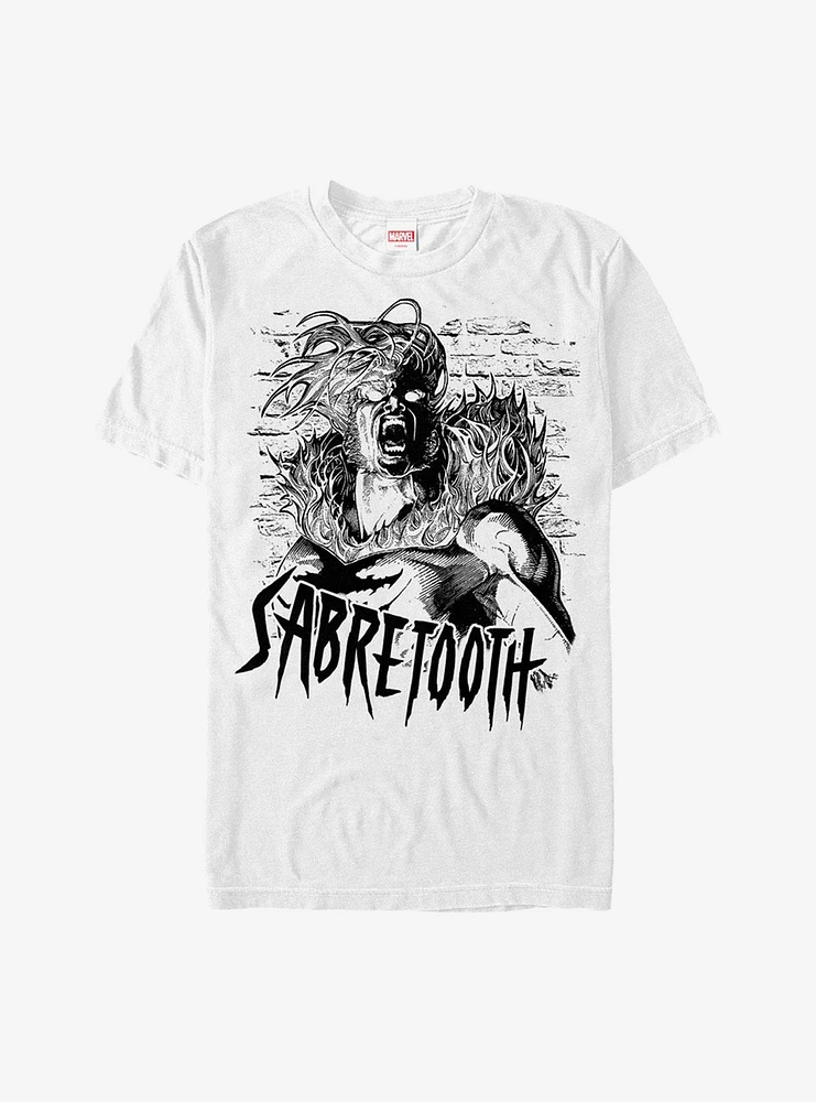 Marvel X-Men Sabretooth Howl T-Shirt