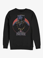 Marvel Black Panther 2018 Retro Circle Sweatshirt