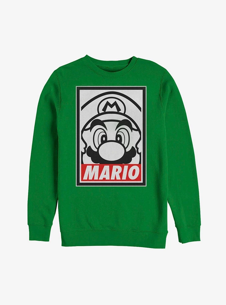 Nintendo Mario Close Up Sweatshirt