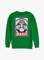 Nintendo Mario Close Up Sweatshirt