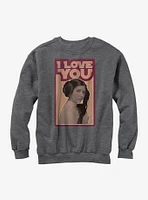 Star Wars Princess Leia Quote I Love You Girls Sweatshirt