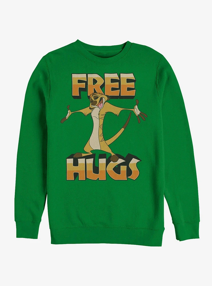 Lion King Timon Free Hugs Sweatshirt