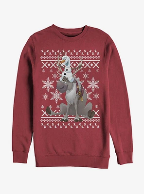 Frozen Ugly Christmas Sweater Friends Girls Sweatshirt