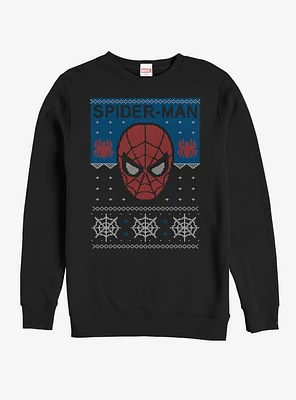 Marvel Ugly Christmas Sweater Spider-Man Web Sweatshirt
