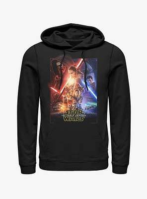 Star Wars Episode VII The Force Awakens Movie Poster Hoodie
