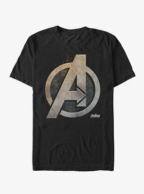 Marvel Avengers: Infinity War Metal Logo T-Shirt