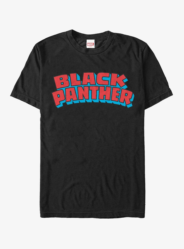 Marvel Black Panther Retro Logo T-Shirt