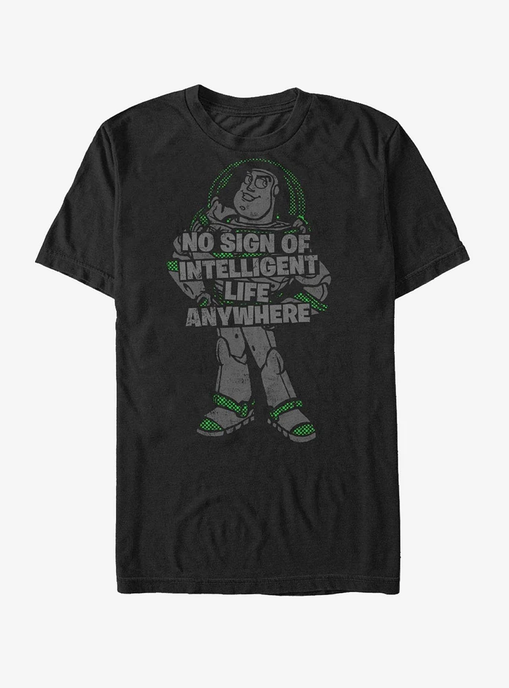 Toy Story Buzz Lightyear No Sign of Intelligent Life T-Shirt