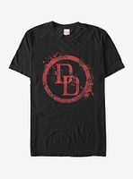 Marvel Daredevil Logo Splatter T-Shirt