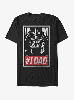 Star Wars Darth Vader Number One Dad T-Shirt