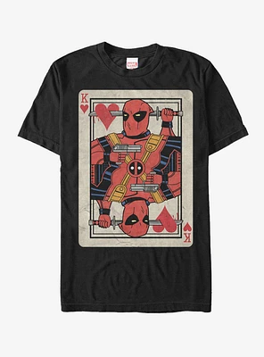 Marvel Deadpool King Of Hearts T-Shirt