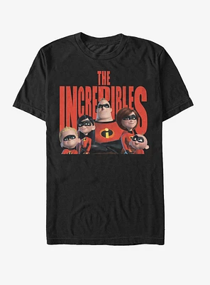 Disney Pixar The Incredibles Family Portrait T-Shirt