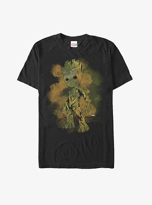 Marvel Guardians of Galaxy Vol. 2 Groot Smudge  T-Shirt