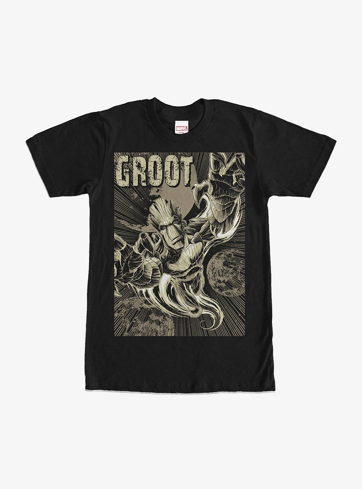 Marvel Guardians of the Galaxy Groot Plummet T-Shirt