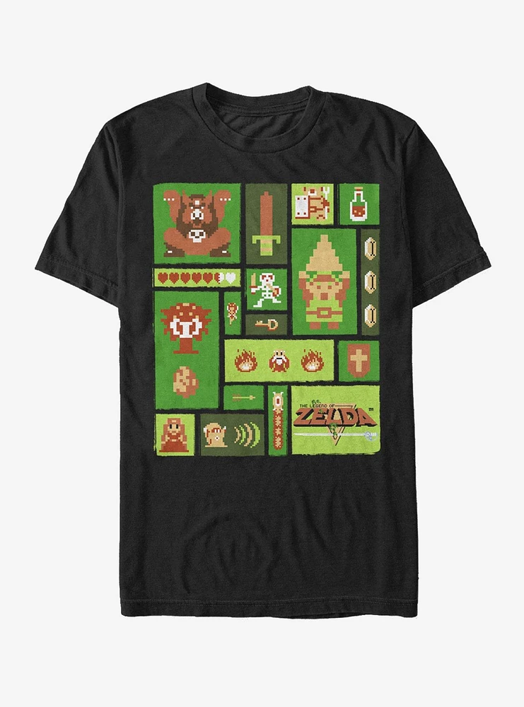 Nintendo Legend of Zelda Collage T-Shirt