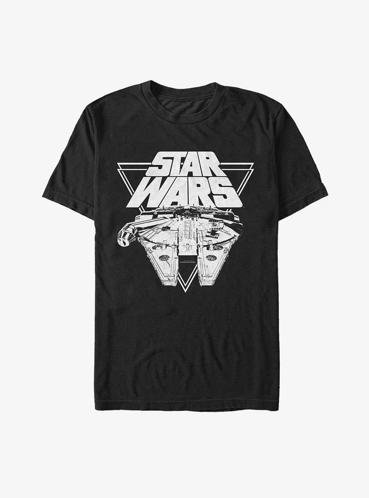 Star Wars Millennium Falcon Triangle T-Shirt