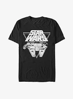 Star Wars Millennium Falcon Triangle T-Shirt