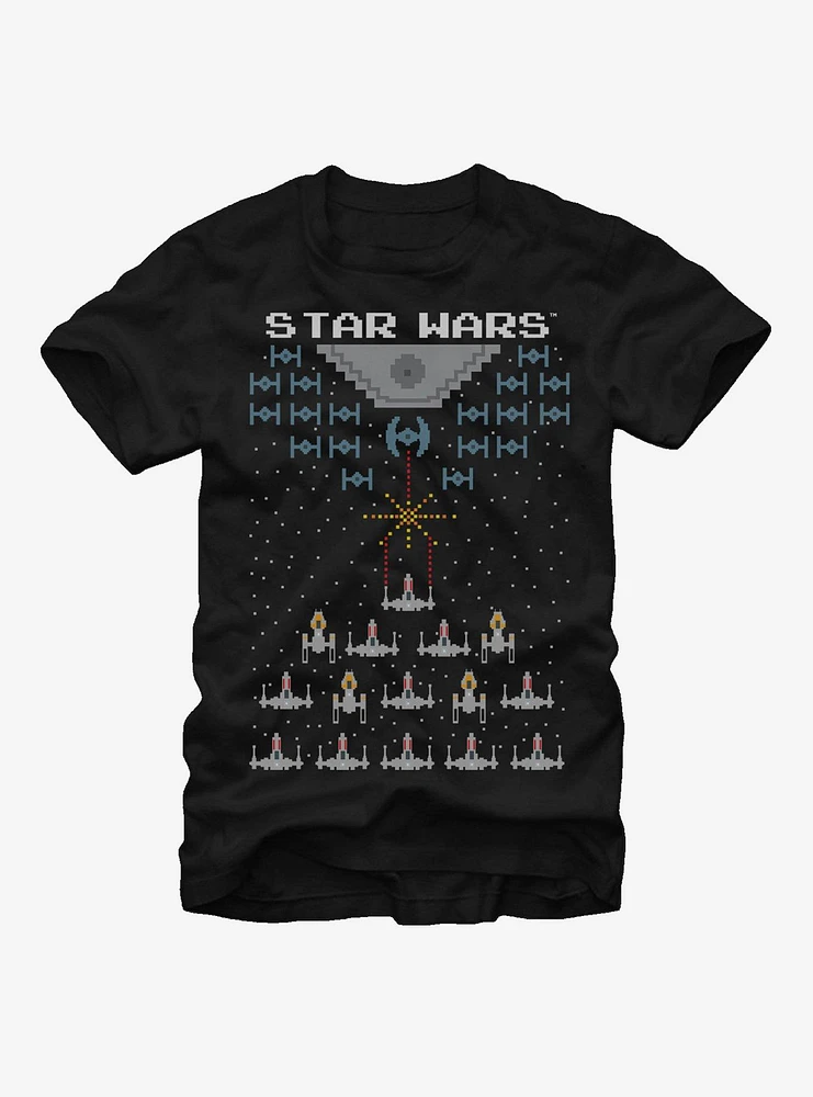 Star Wars Pixel Battle of Yavin T-Shirt