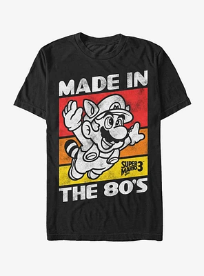 Nintendo Raccoon Mario Made the 80's T-Shirt