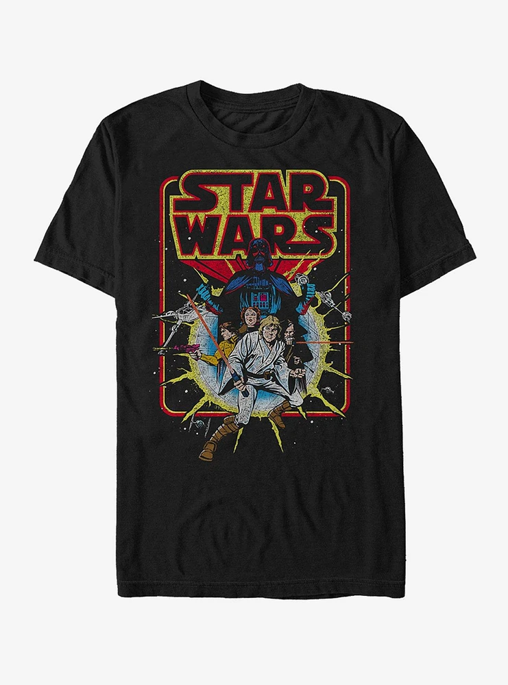 Star Wars Retro Explosion T-Shirt