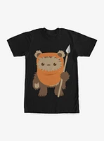 Star Wars Wicket Ewok Cartoon T-Shirt