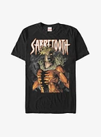 Marvel X-Men Sabretooth Metal T-Shirt