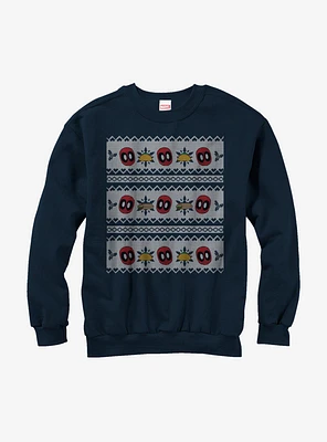Marvel Deadpool Taco Ugly Christmas Sweater Girls Sweatshirt