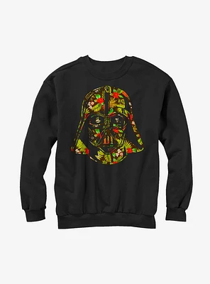 Star Wars Hawaiian Print Darth Vader Helmet Sweatshirt