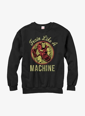 Marvel Iron Man Train Like a Machine Girls Sweatshirt