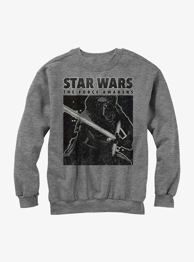 Star Wars Kylo Ren Distressed Sweatshirt