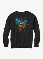 Star Wars Tree Village Wicket Ewok Sweatshirt