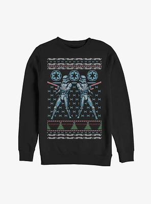 Star Wars Ugly Christmas Sweater Candy Stormtrooper Sweatshirt