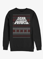 Star Wars Ugly Christmas Sweater Logo Sweatshirt