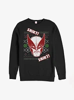 Marvel X-Men Wolverine Ugly Christmas Sweater Snikt Sweatshirt