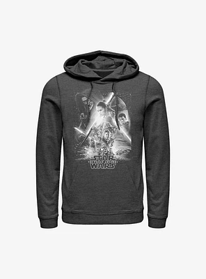 Star Wars Episode VII The Force Awakens Poster Hoodie