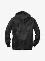 Star Wars Millennium Falcon Outline Hoodie